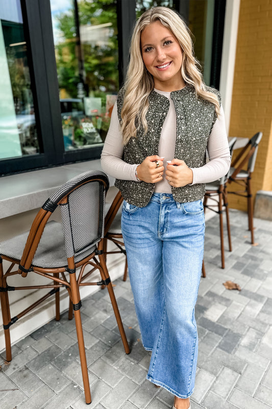 Not Like Us Floral Vest