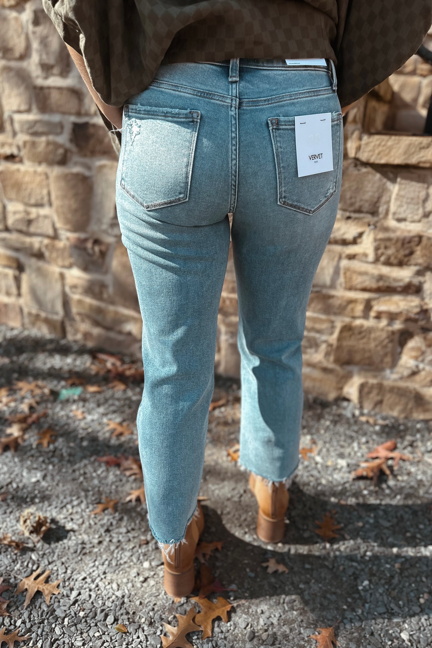 Mearl Mid Rise Straight Jean