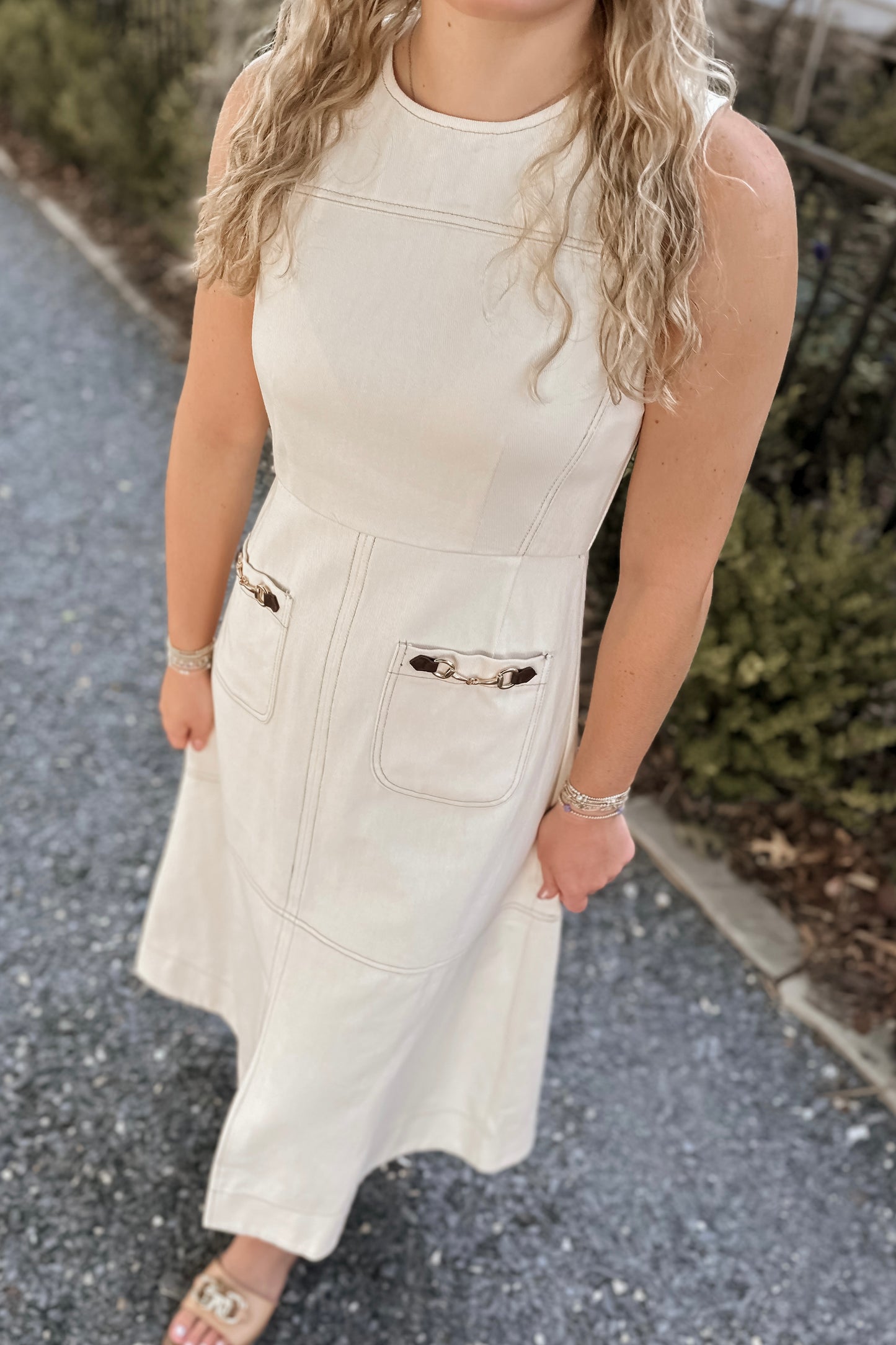 Kenna Denim Midi Dress