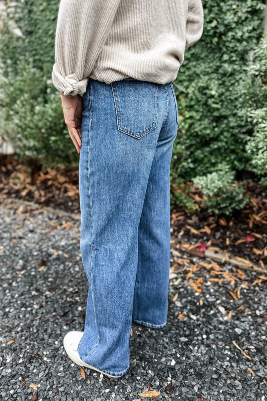 Lumi Wide Leg Denim Jean