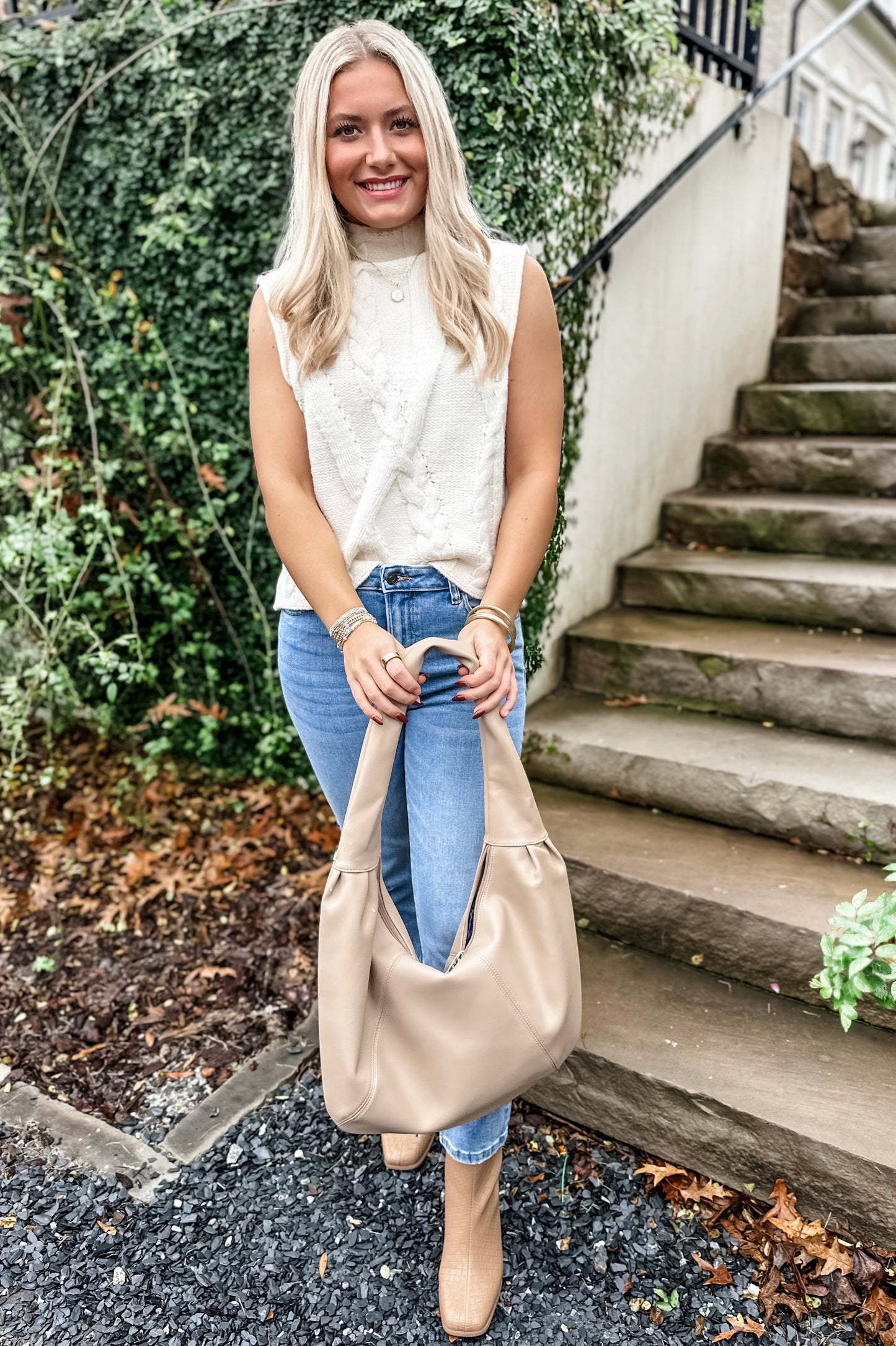 Top it Off Cream Knit Sweater