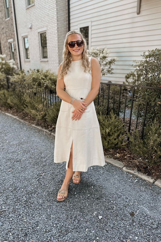 Kenna Denim Midi Dress