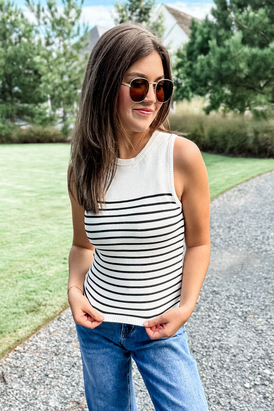 Jasmine Classic Striped Tank