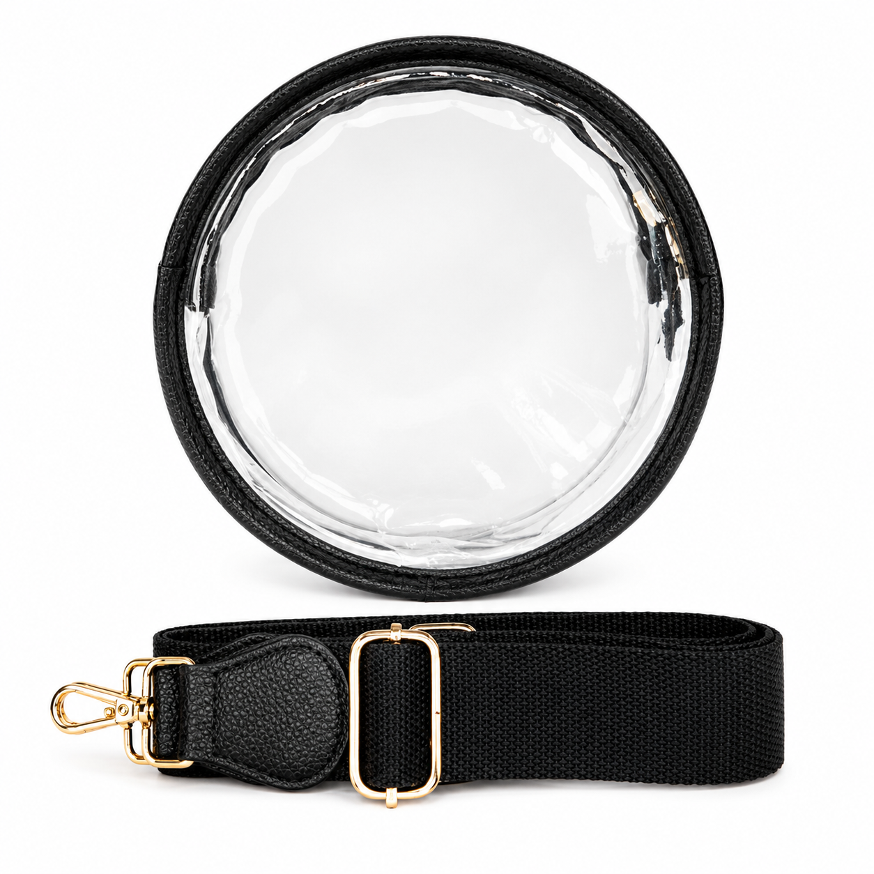 Jenna Clear Purse in Black