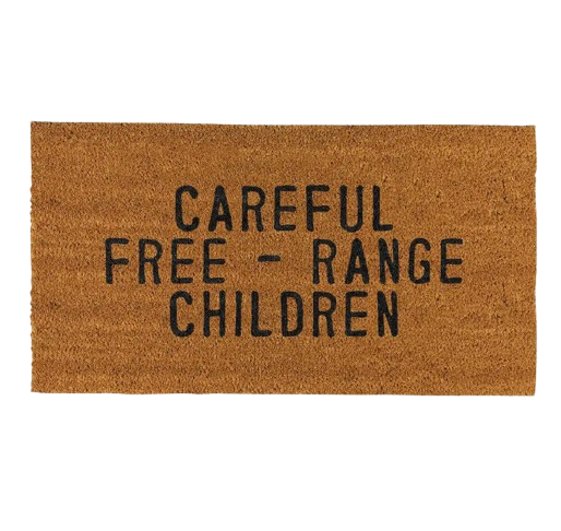 Free Range Children Door Mat