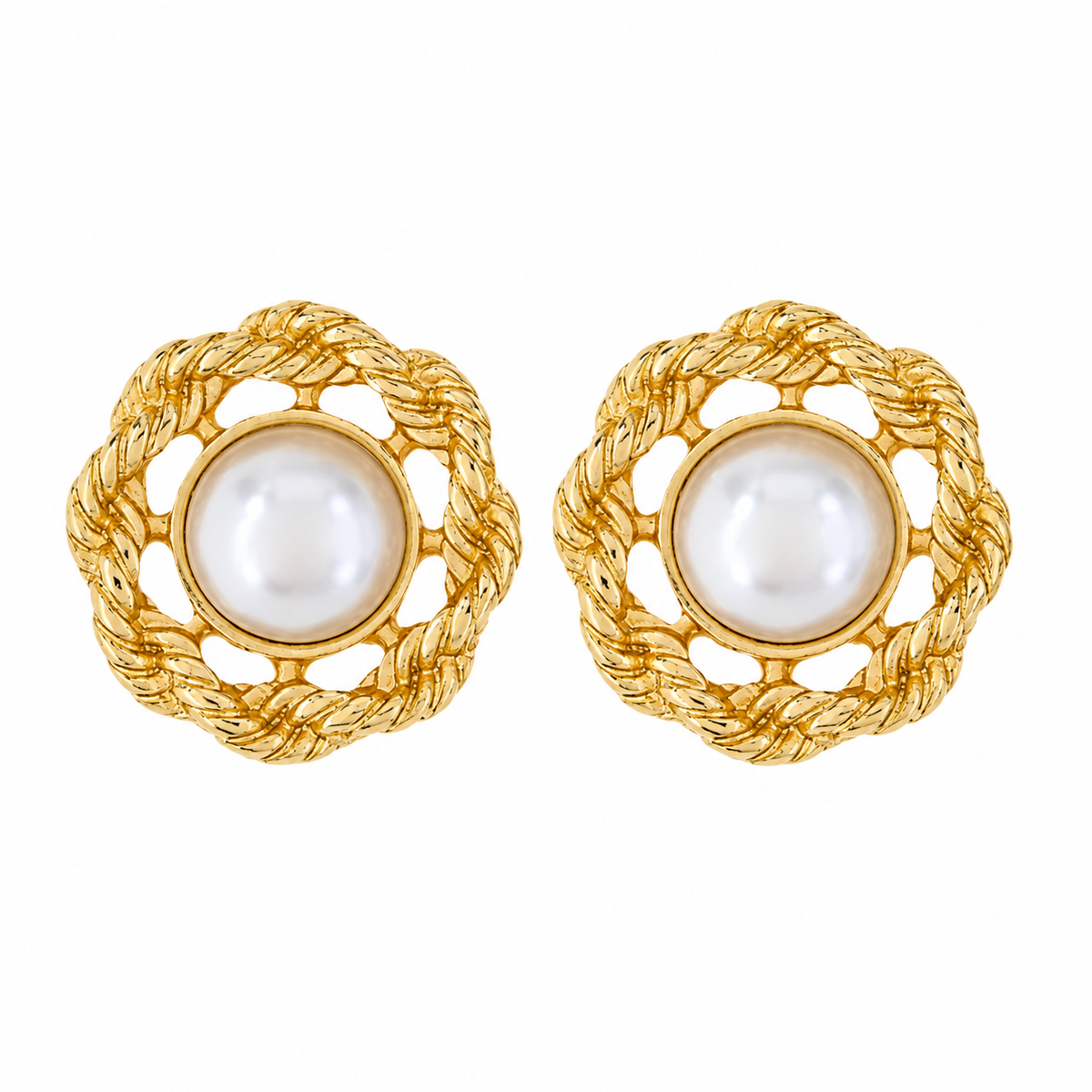 Goldie Embellished Dome Earrings