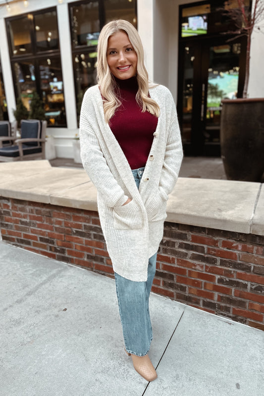 Open to Ideas Ivory Cardigan