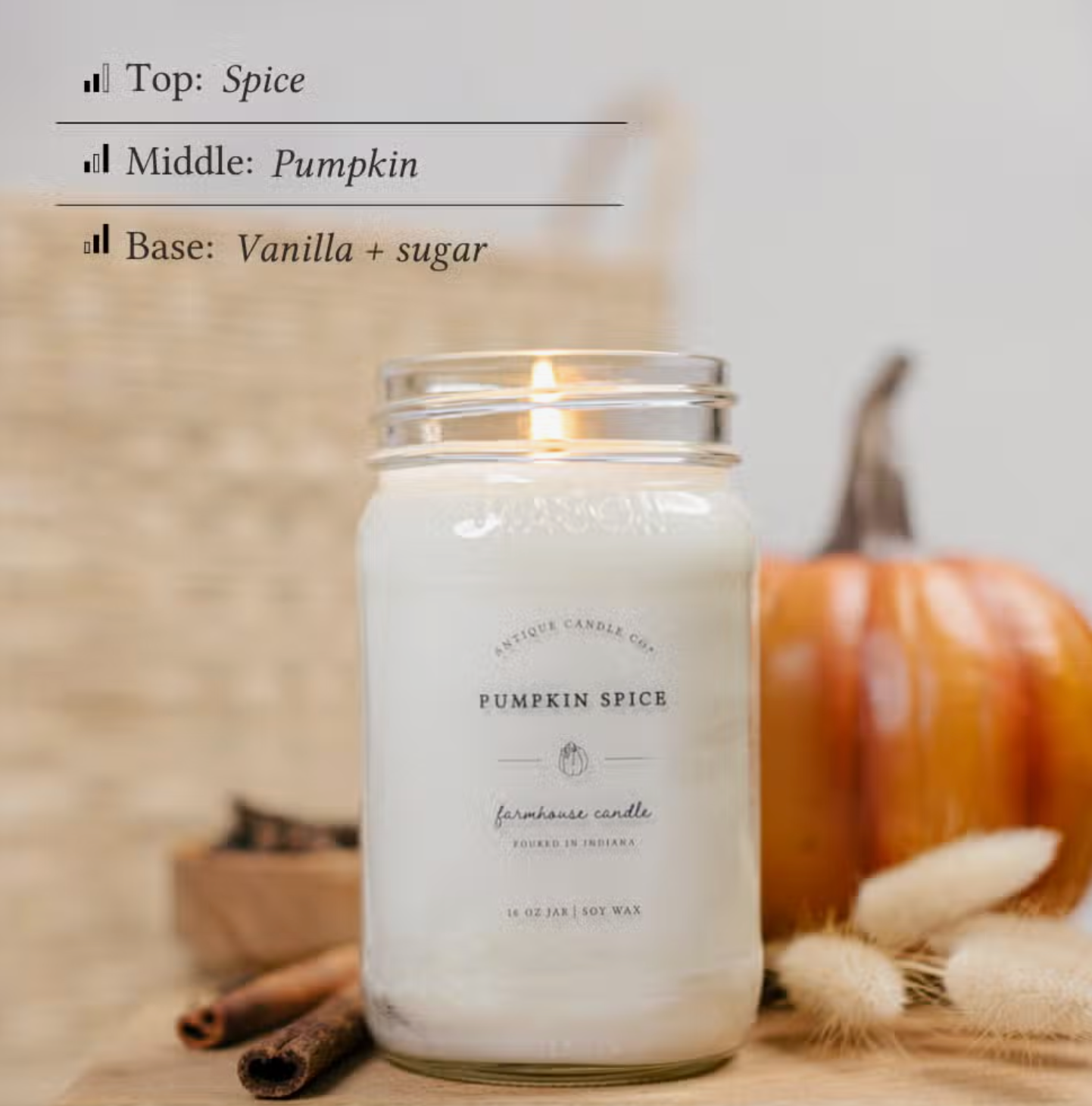 Antique Candle Co. Candles 16 oz