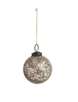 Mosaic Glass Ball Ornament