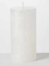 Load image into Gallery viewer, Sandy Pillar Candle- White
