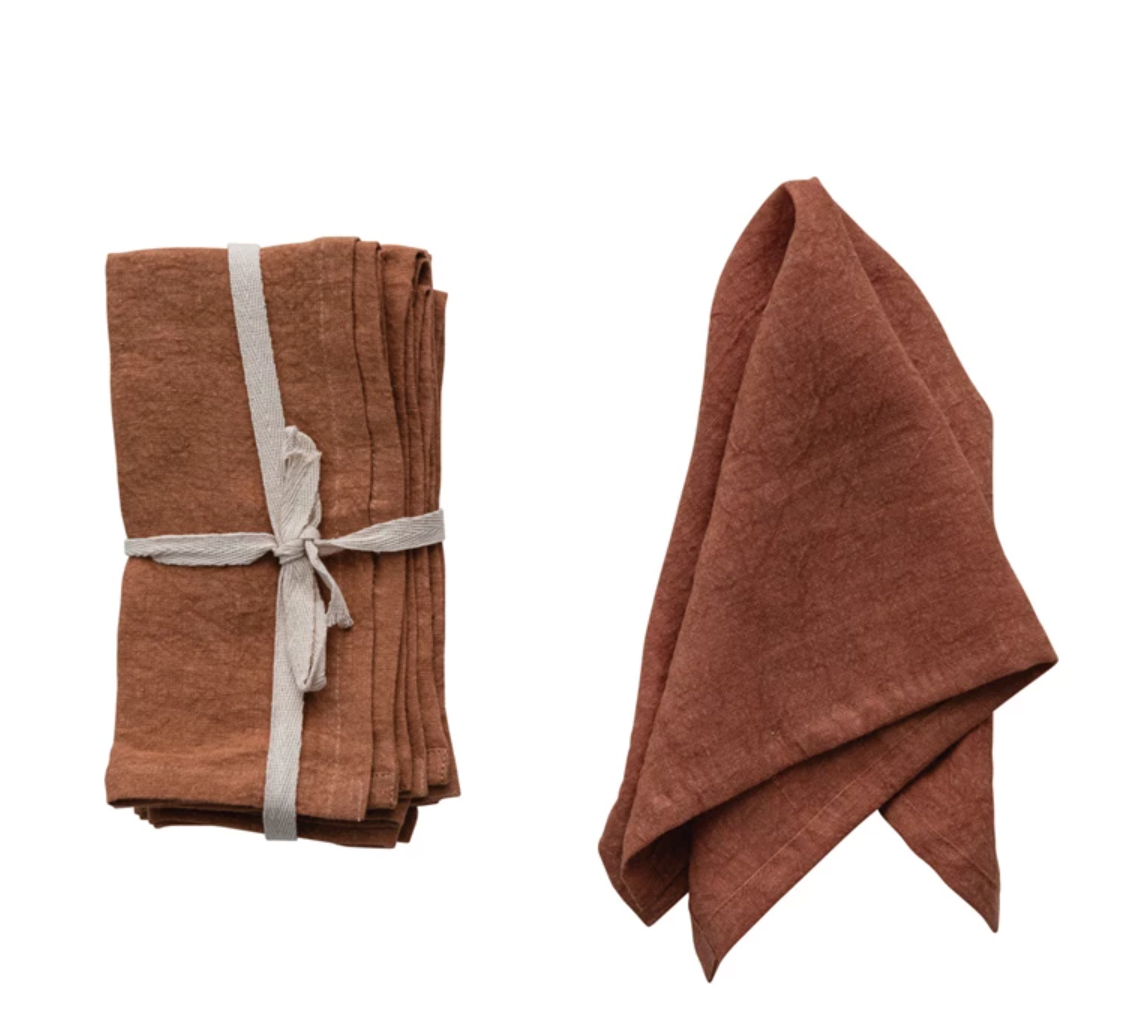 Kaleb Square Linen Napkins