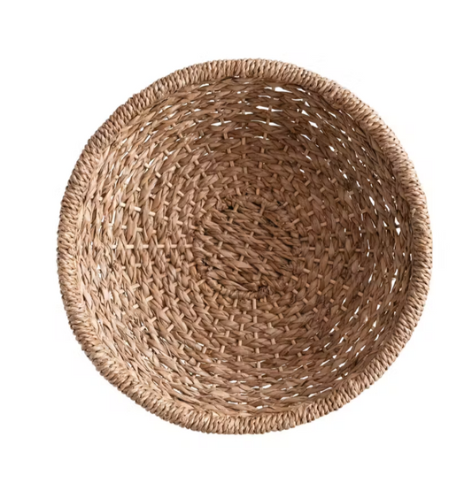 Reba Rattan Footed Bowl