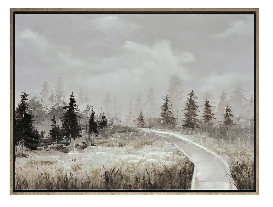 The Outer Corner Framed Canvas Art