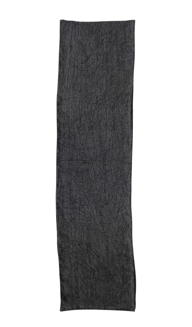 Steph Stonewashed Linen Table Runner- Grey