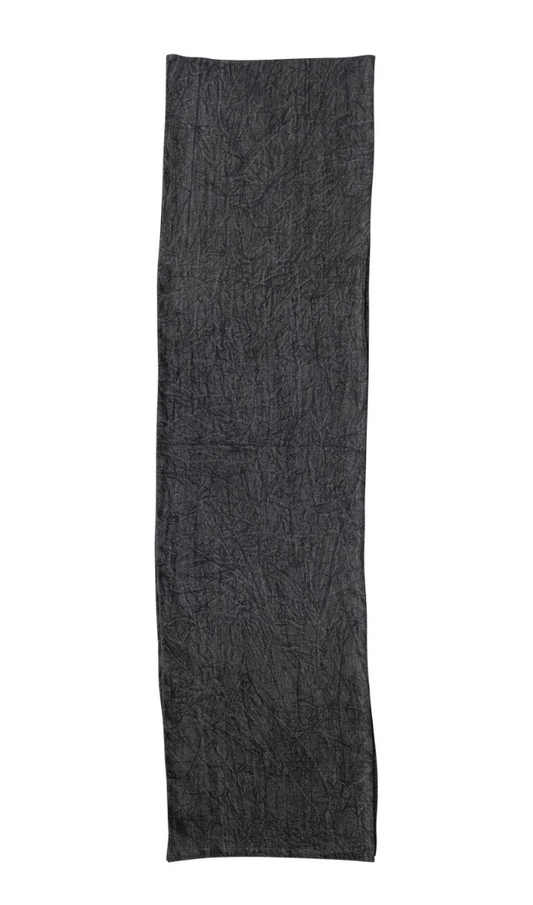 Steph Stonewashed Linen Table Runner- Grey