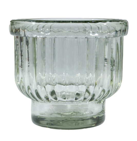 Sprig Glass Votive Holder