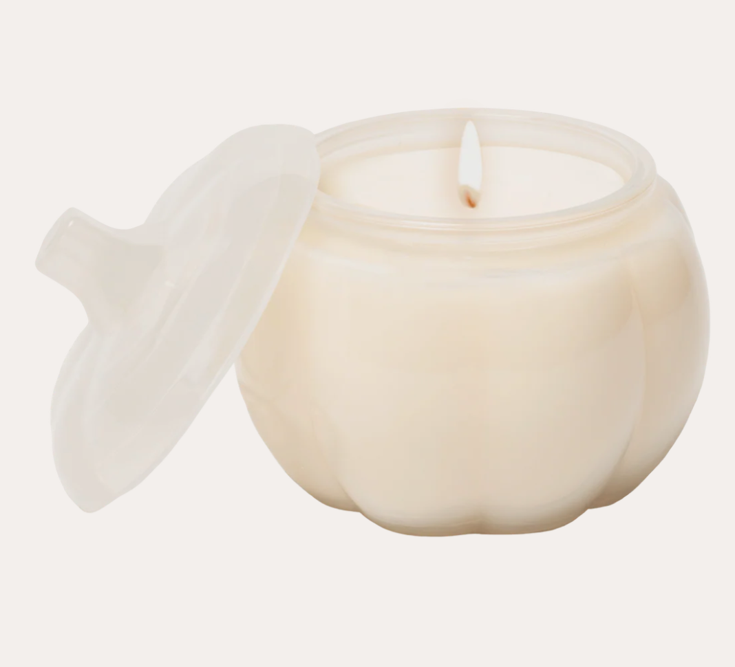 Warm and Cozy Pumpkin Candle- Ivory