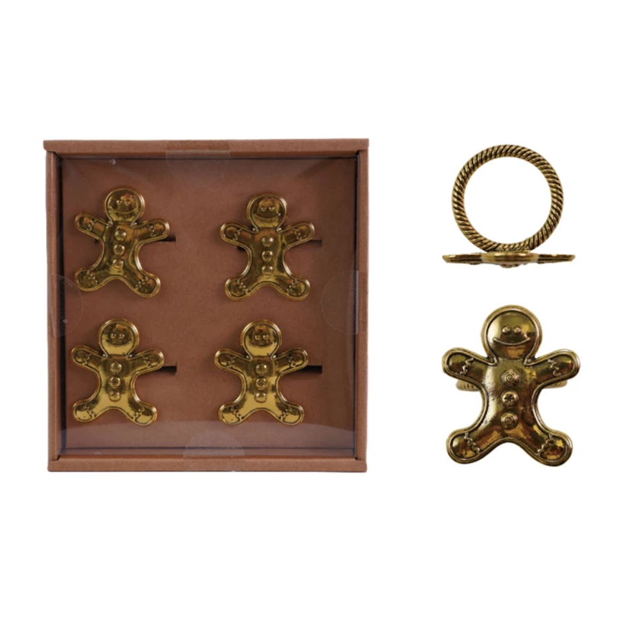 Gingerbread Men Napkin Rings