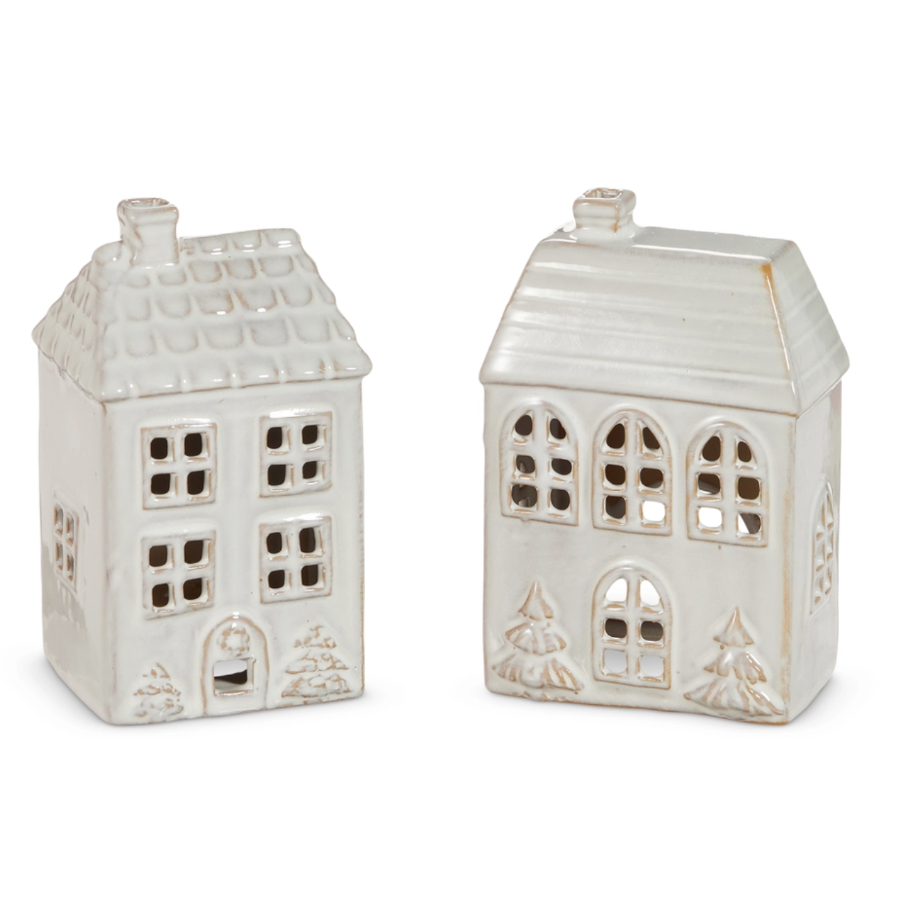 Bailey Ivory Glazed Houses