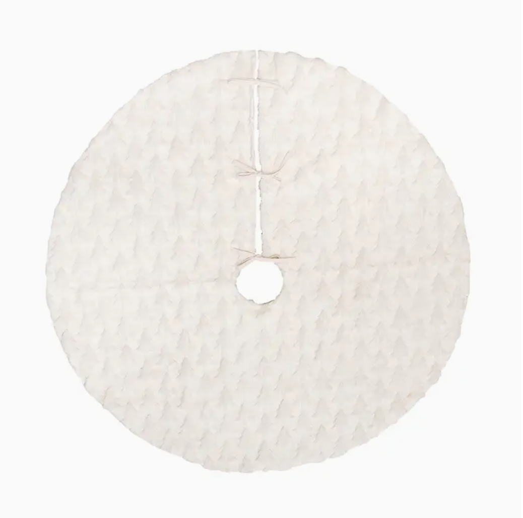 Natalie Frosted Tree Skirt