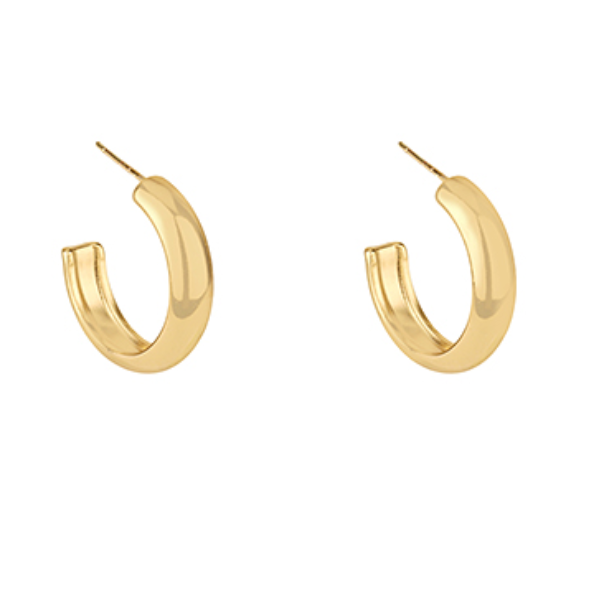 Cindy Classic Gold Hoops