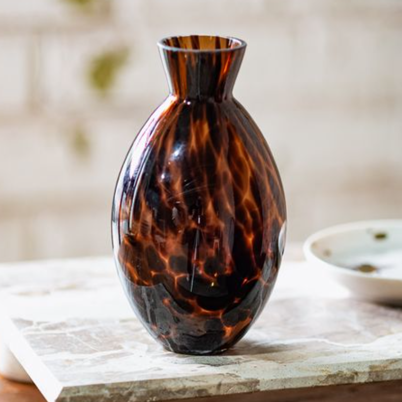 Ragnar Brown Speckle Vase