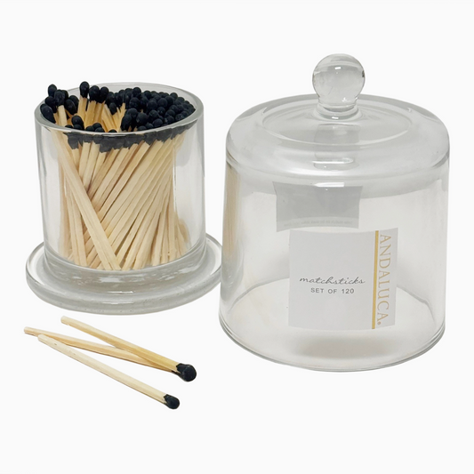 Rachael Matches in Glass Jar with Lid