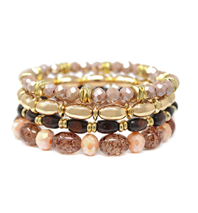 Toasted Almond Bracelet Stack