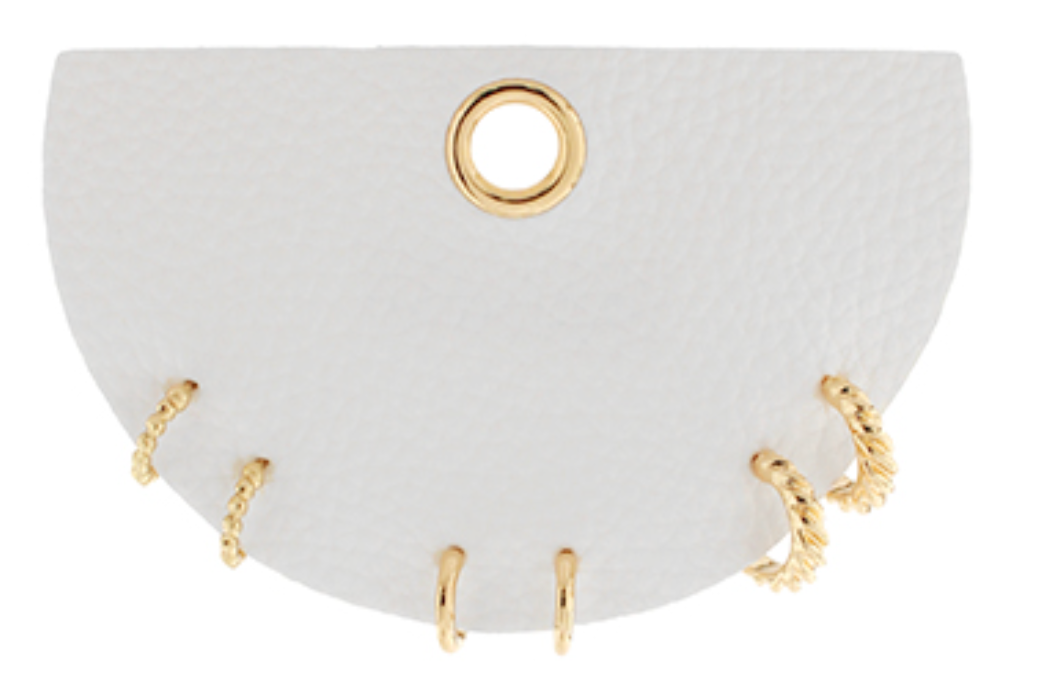 Textured Mini Hoops Set of 3