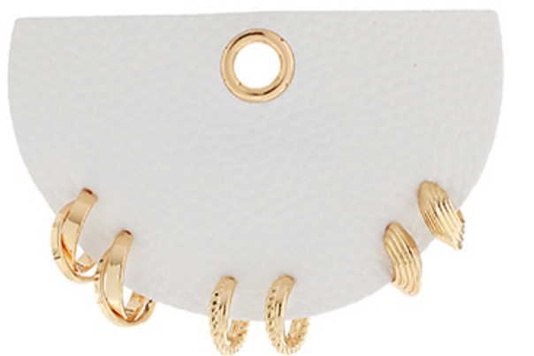 Crisscross Mini Hoops- Set of 3