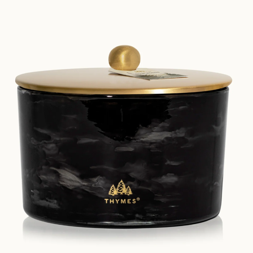 Thymes Noir Woods 3 Wick Candle