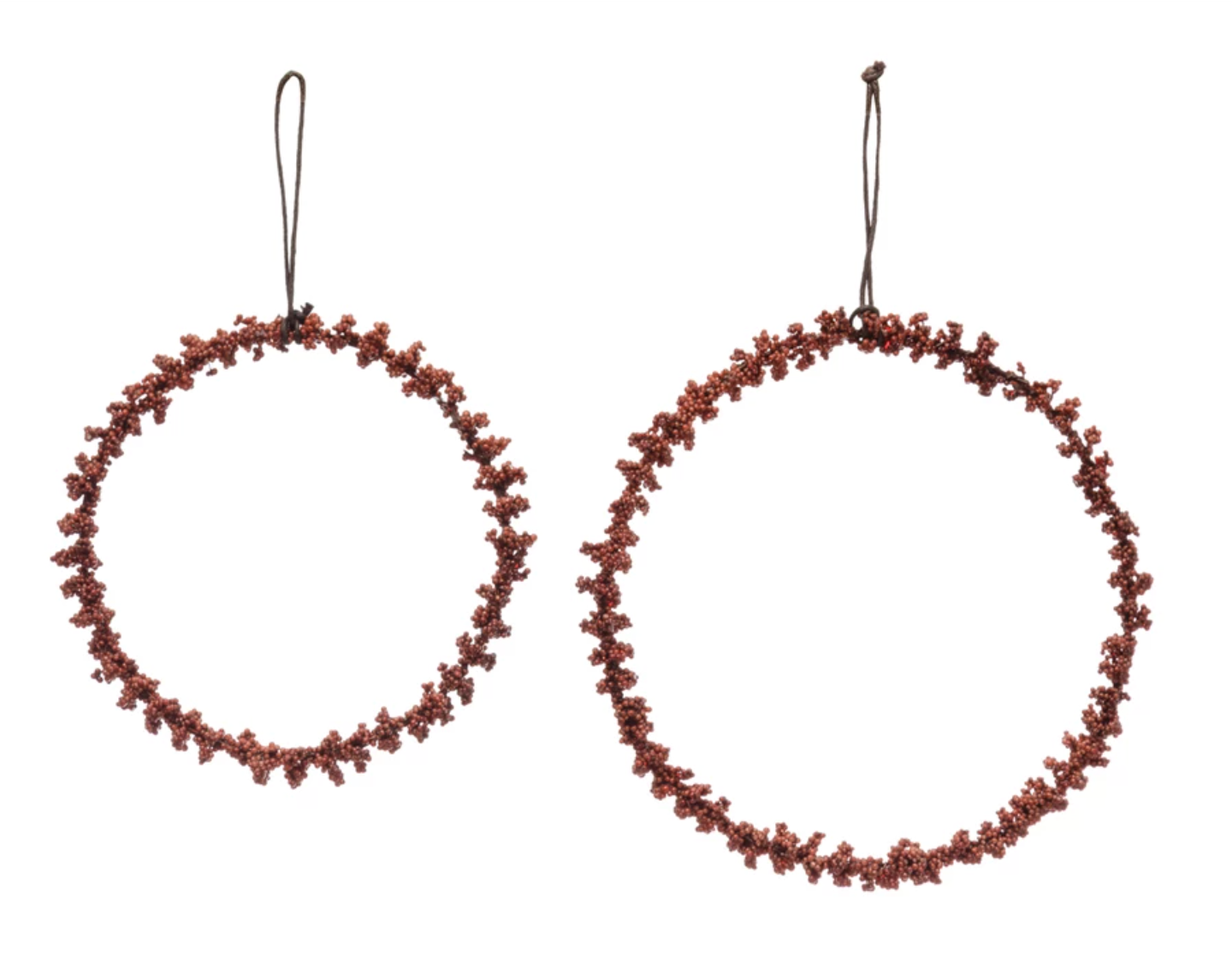 Faux Berry Wreath- Rust