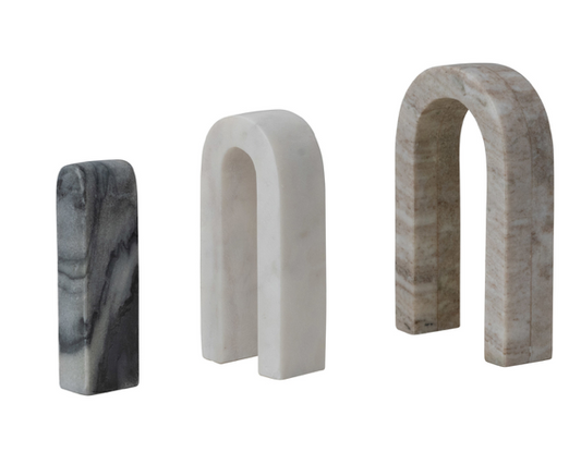Marble Arch Decor- Set of 3