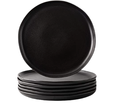 Black Stoneware Plates