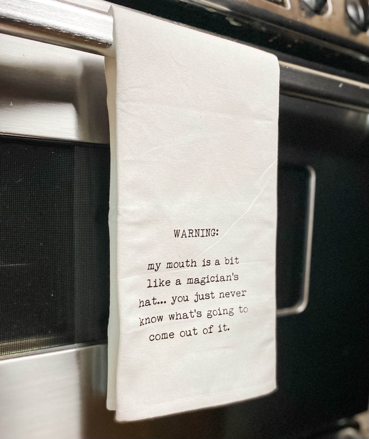 "Magicians Hat" Tea Towel