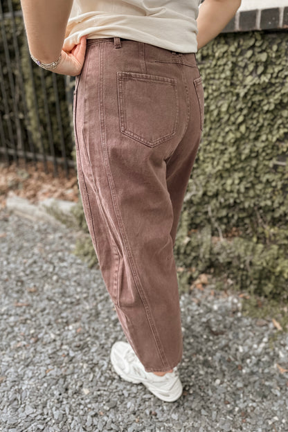 Janine Cotton Barrel Pants