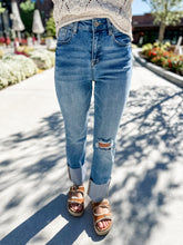 Load image into Gallery viewer, Judith High Rise Cuffed Jeans
