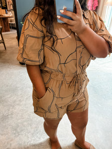 Mocha My Day Romper