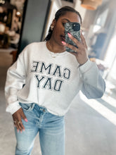 Load image into Gallery viewer, Game Day Cropped Sweatshirt
