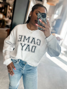 Game Day Cropped Sweatshirt