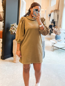 Lilly Olive Braided Dress