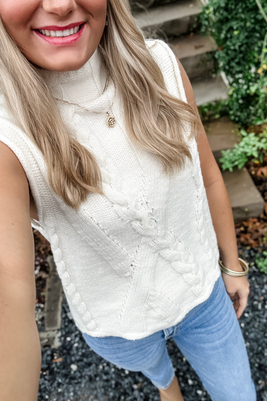 Top it Off Cream Knit Sweater