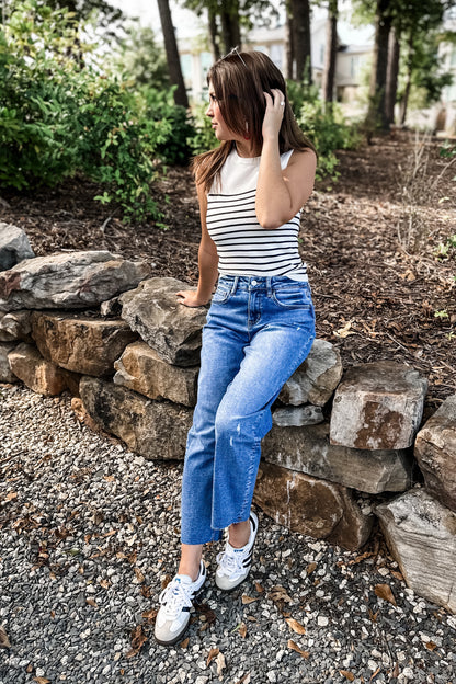 Jasmine Classic Striped Tank