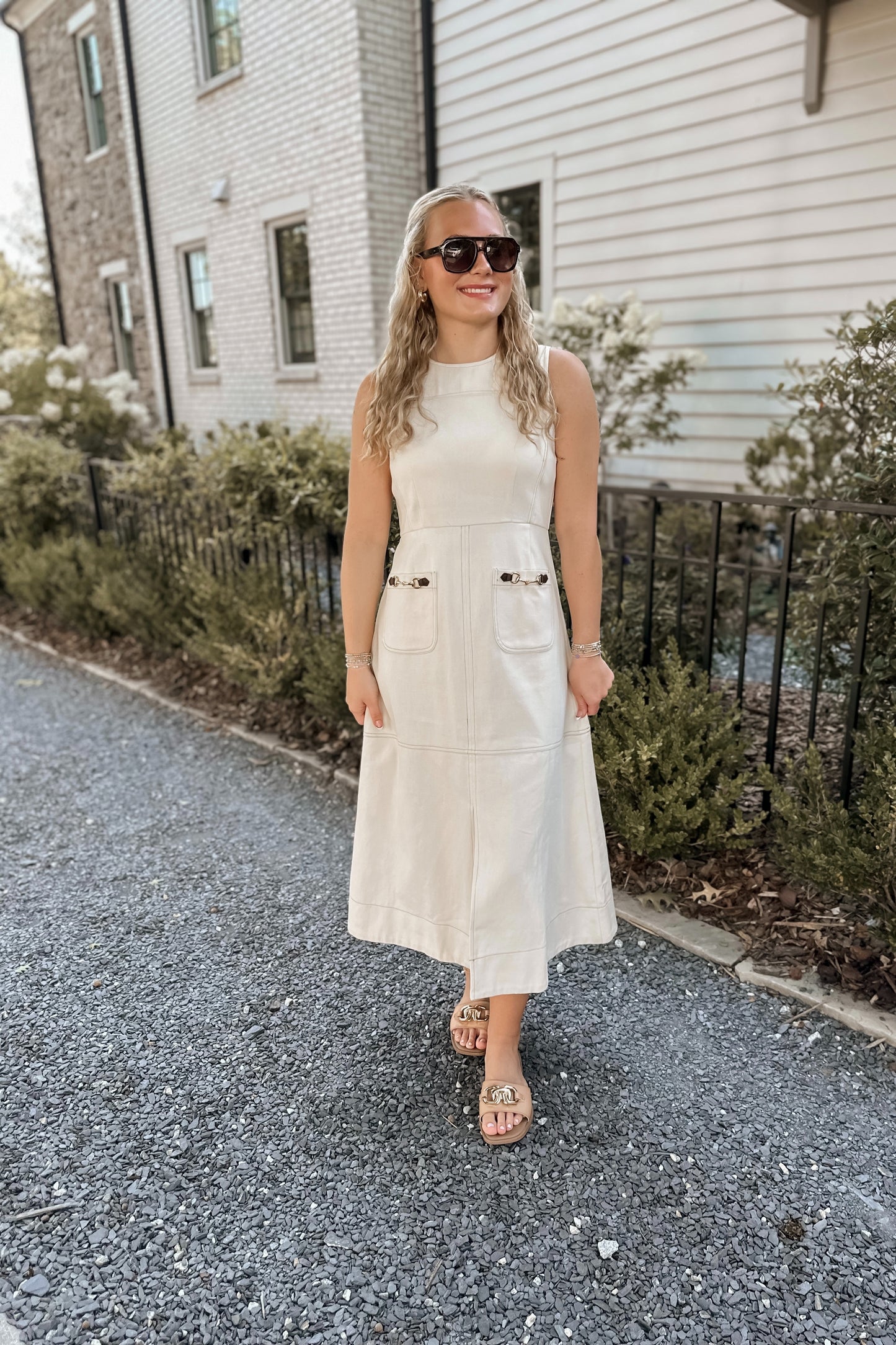 Kenna Denim Midi Dress