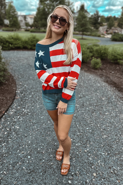All American Summer Sweater