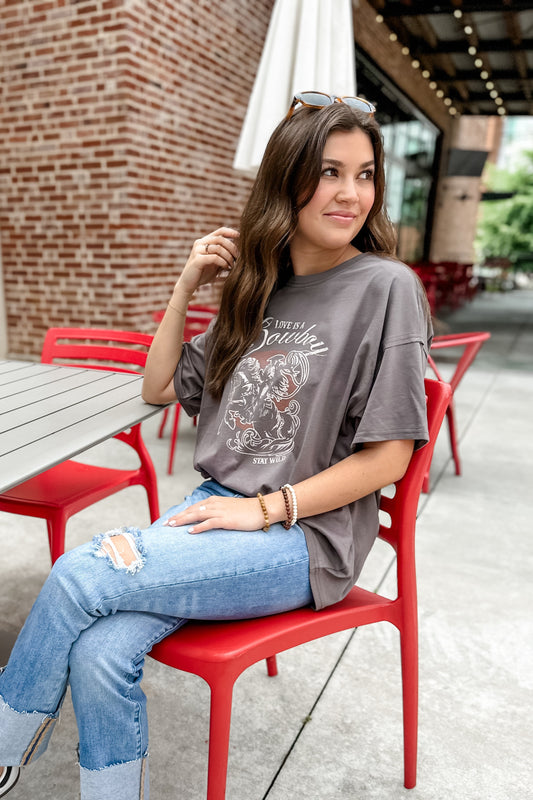 Love Is A Cowboy Graphic Tee