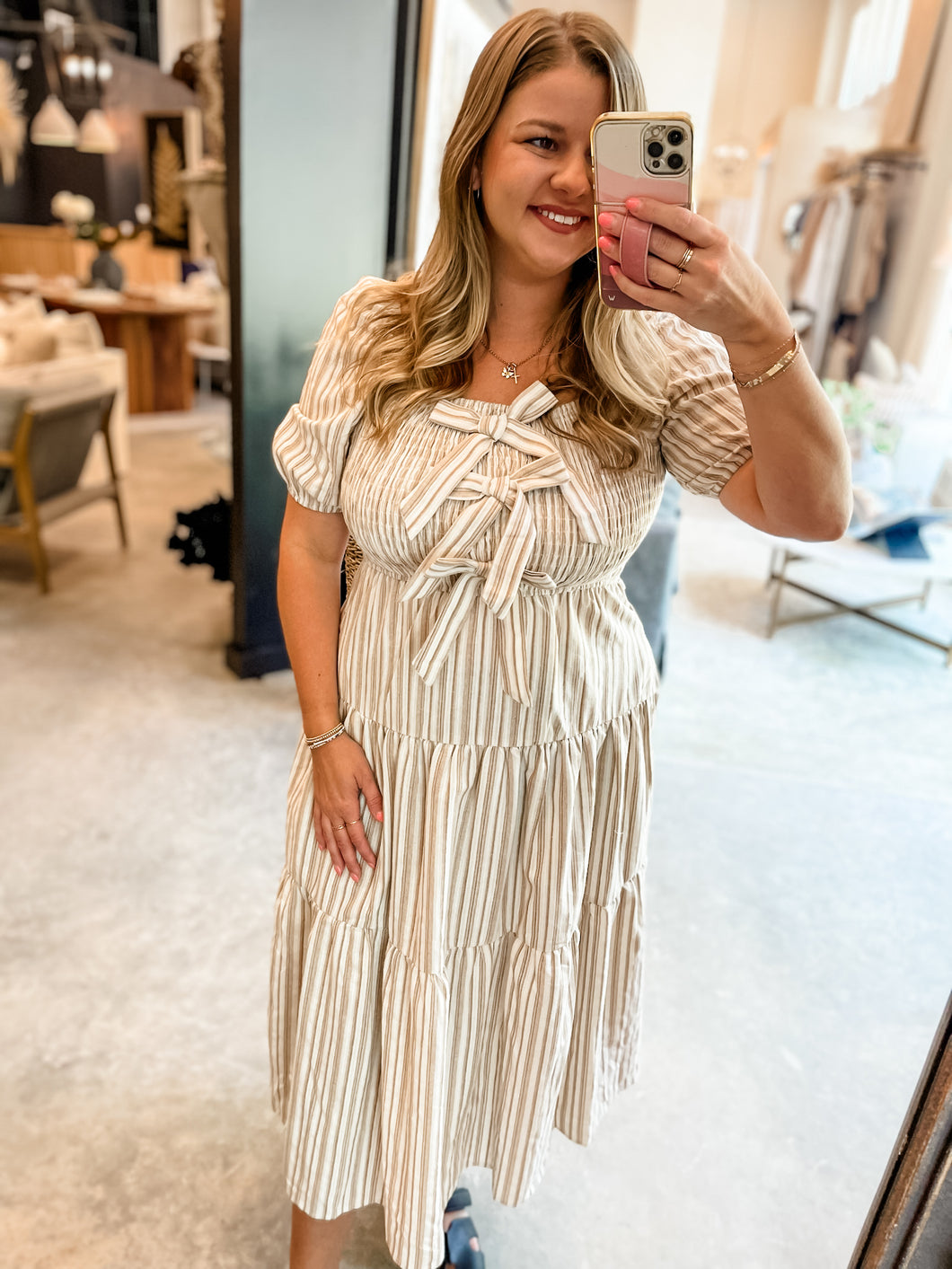 Everyone's Favorite Smocked Midi Dress