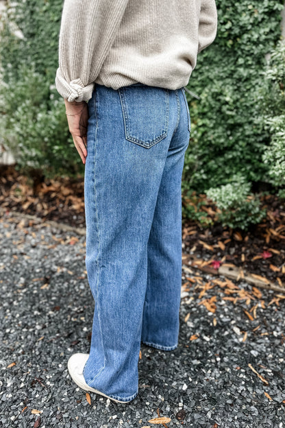 Lumi Wide Leg Denim Jean