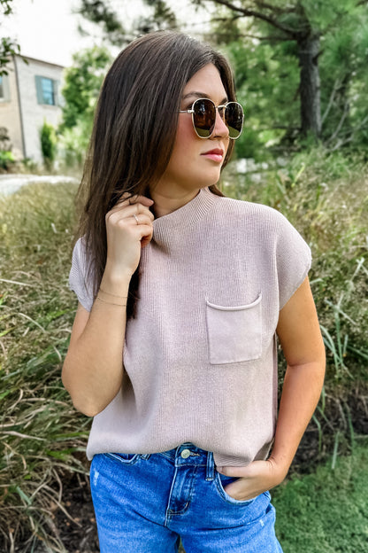 Laura Short Sleeve Sweater Top