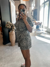 Load image into Gallery viewer, Stop &amp; Stare Leopard Romper
